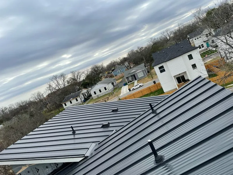 Standing seam metal roof panels with vents for Skylight Repair in Brookfield